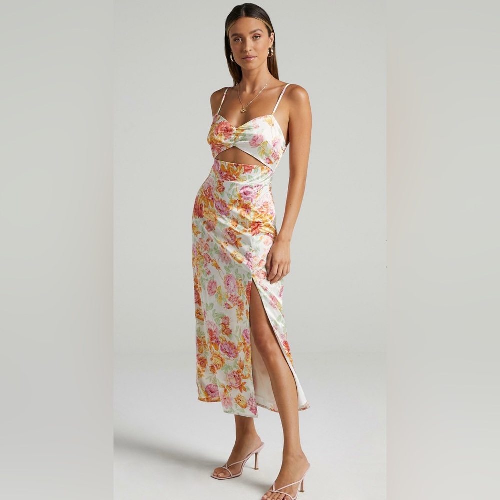 Showpo Annabeth Dress in Romantic Floral